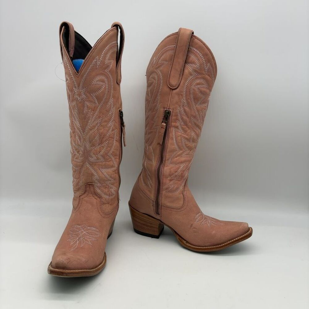 Lane Boots Pink Heeled Boots
